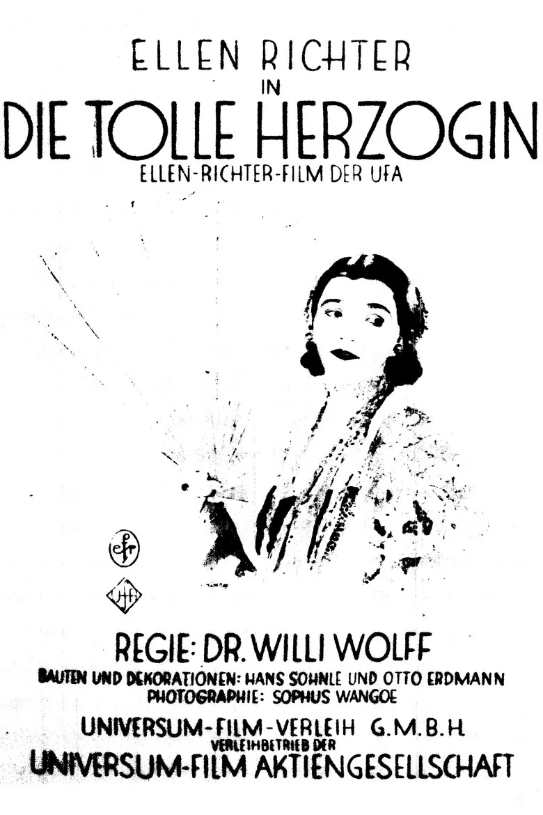 Die tolle Herzogin poster background