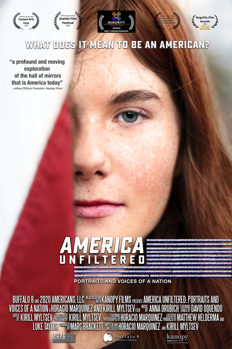 America Unfiltered: Portraits and Voices of a Nation poster background