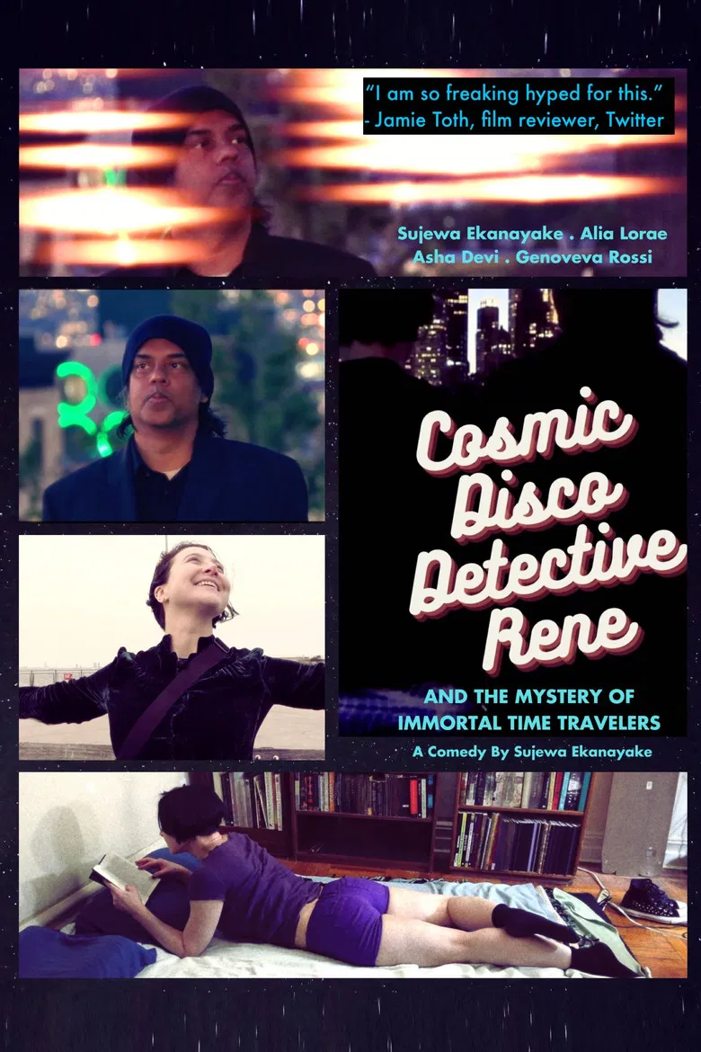 Cosmic Disco Detective Rene and the Mystery of Immortal Time Travelers poster background