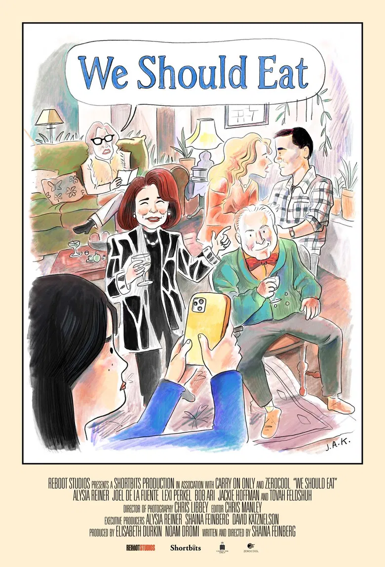 We Should Eat poster background