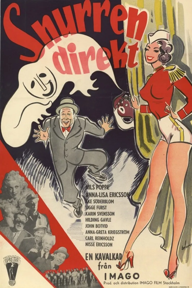 Snurren direkt poster background