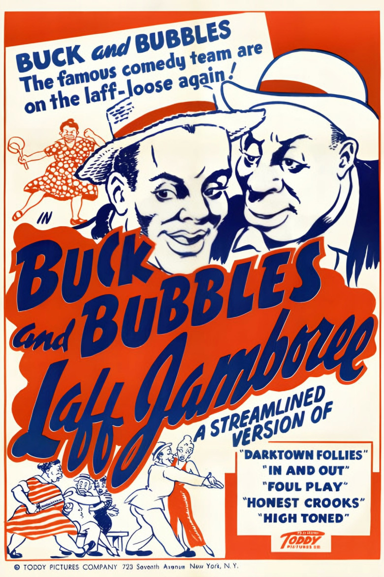 Buck and Bubbles Laff Jamboree poster background