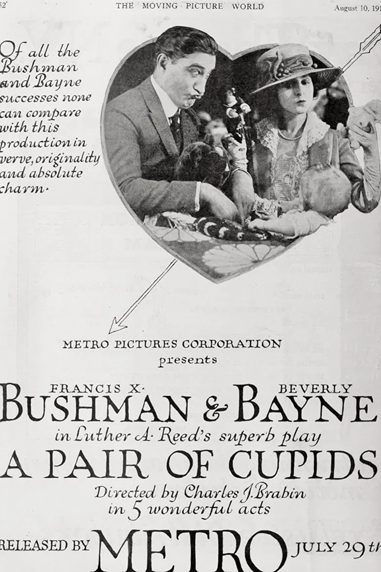 A Pair of Cupids poster background