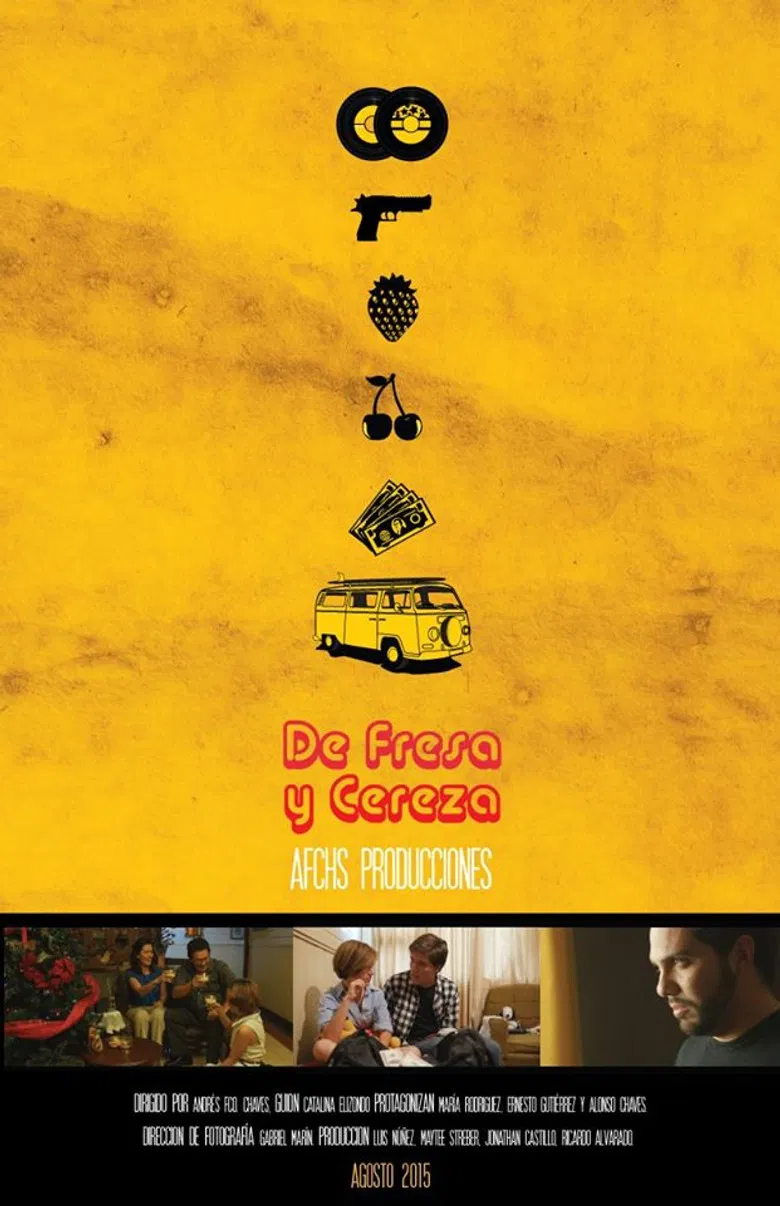 De Fresa y Cereza poster background