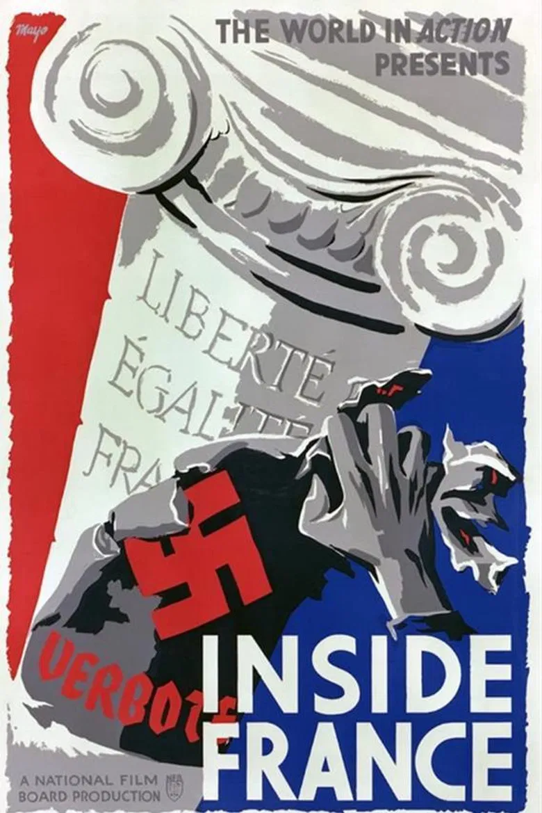 Inside France poster background