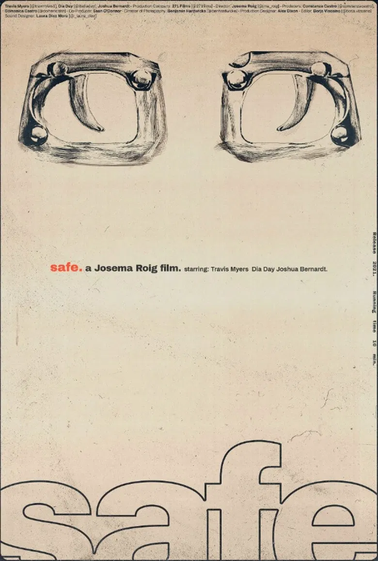 Safe poster background