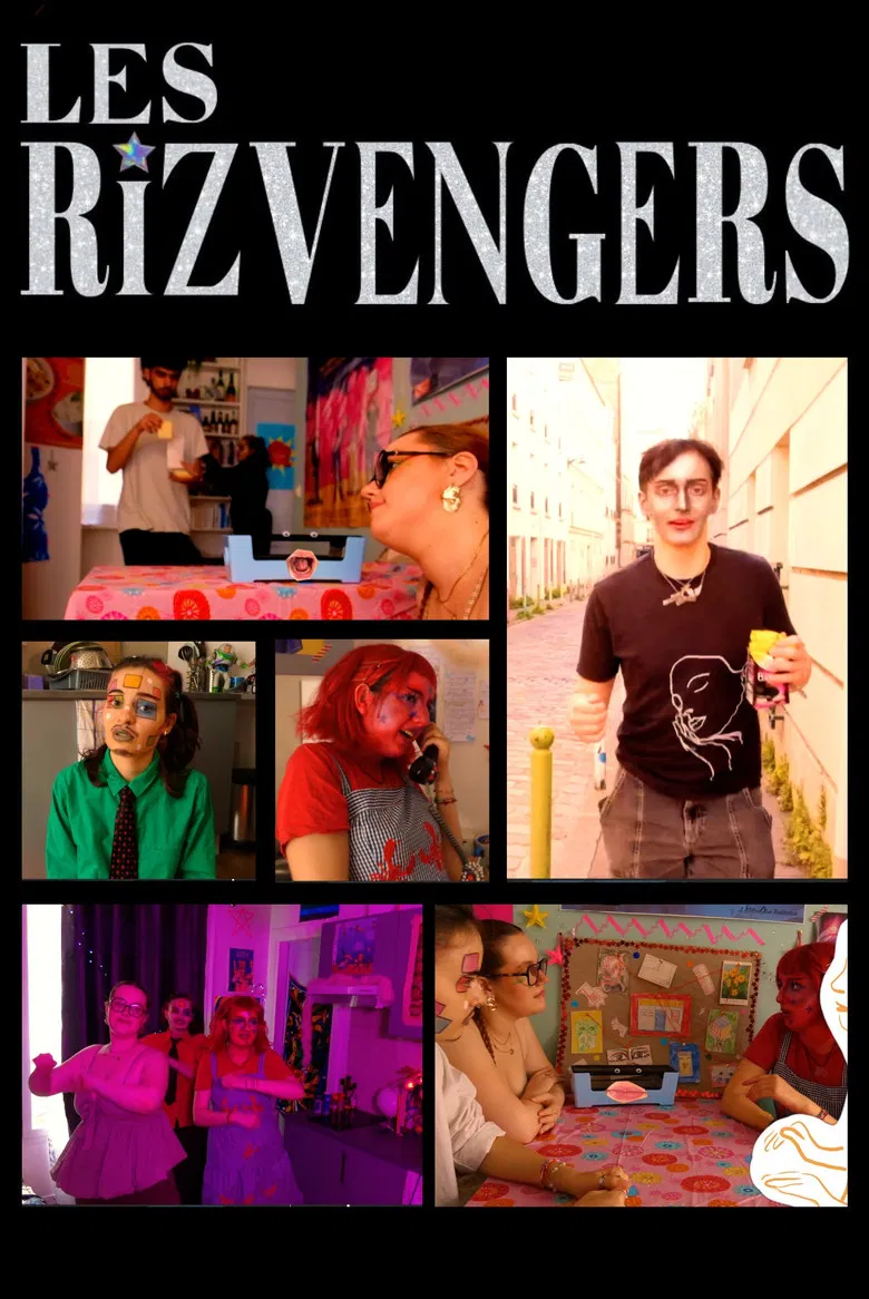 Les Rizvengers poster background