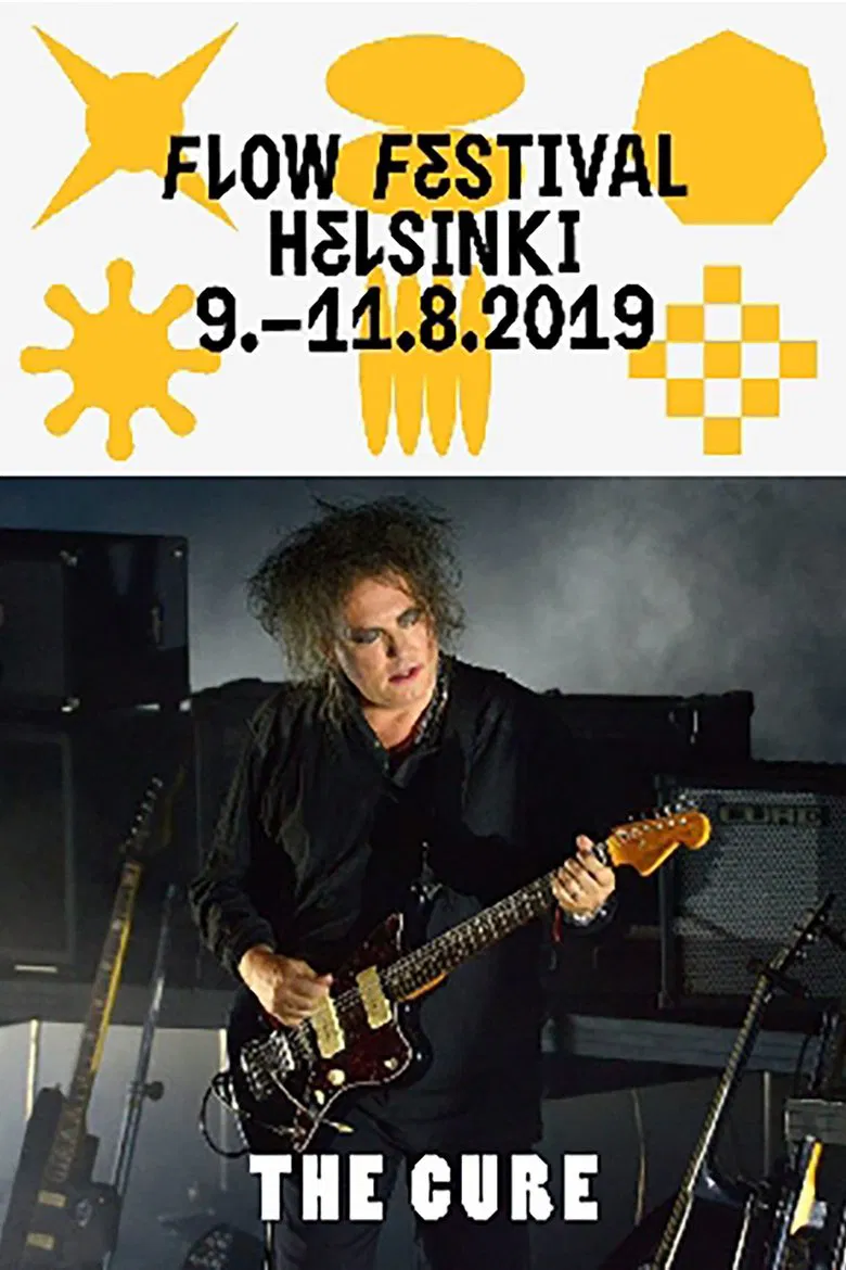 The Cure - Flow Festival 2019 poster background
