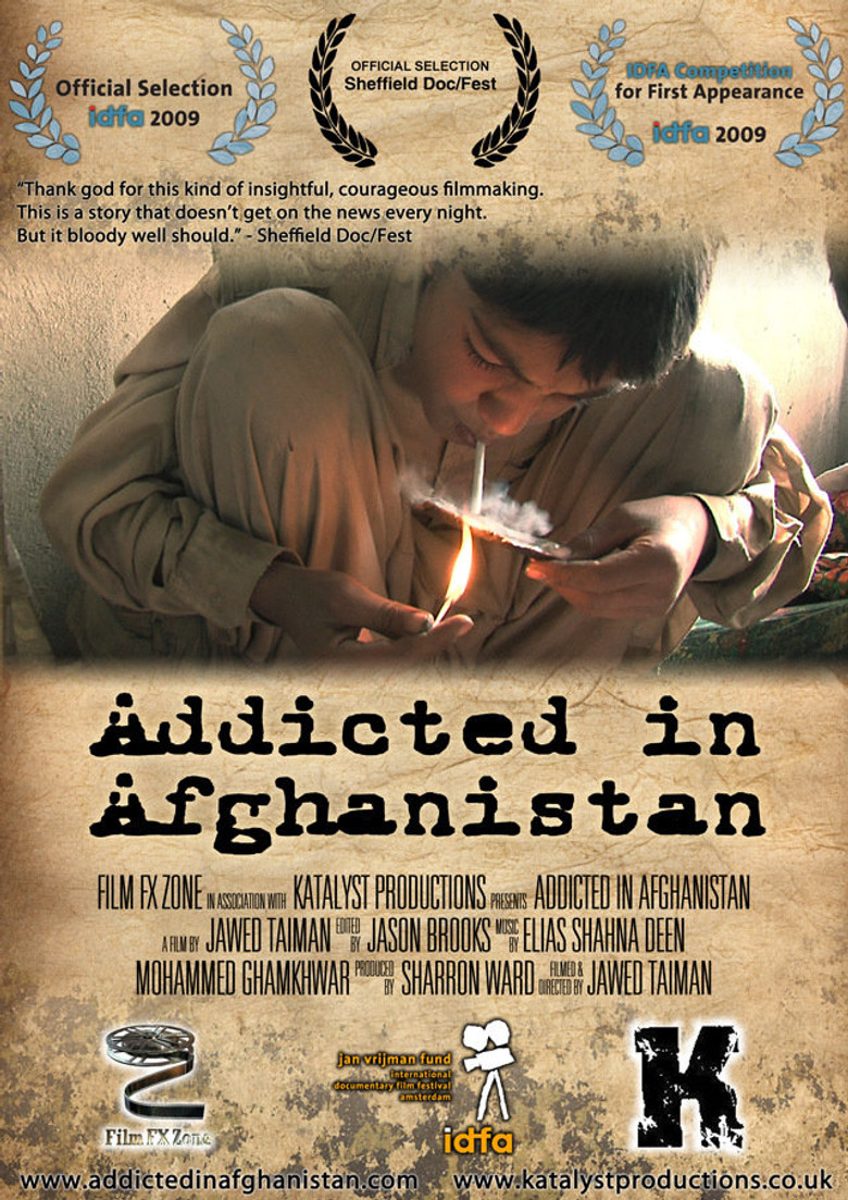 Addicted in Afghanistan poster background