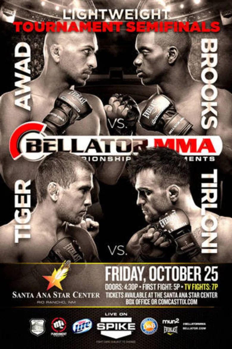 Bellator 105 poster background