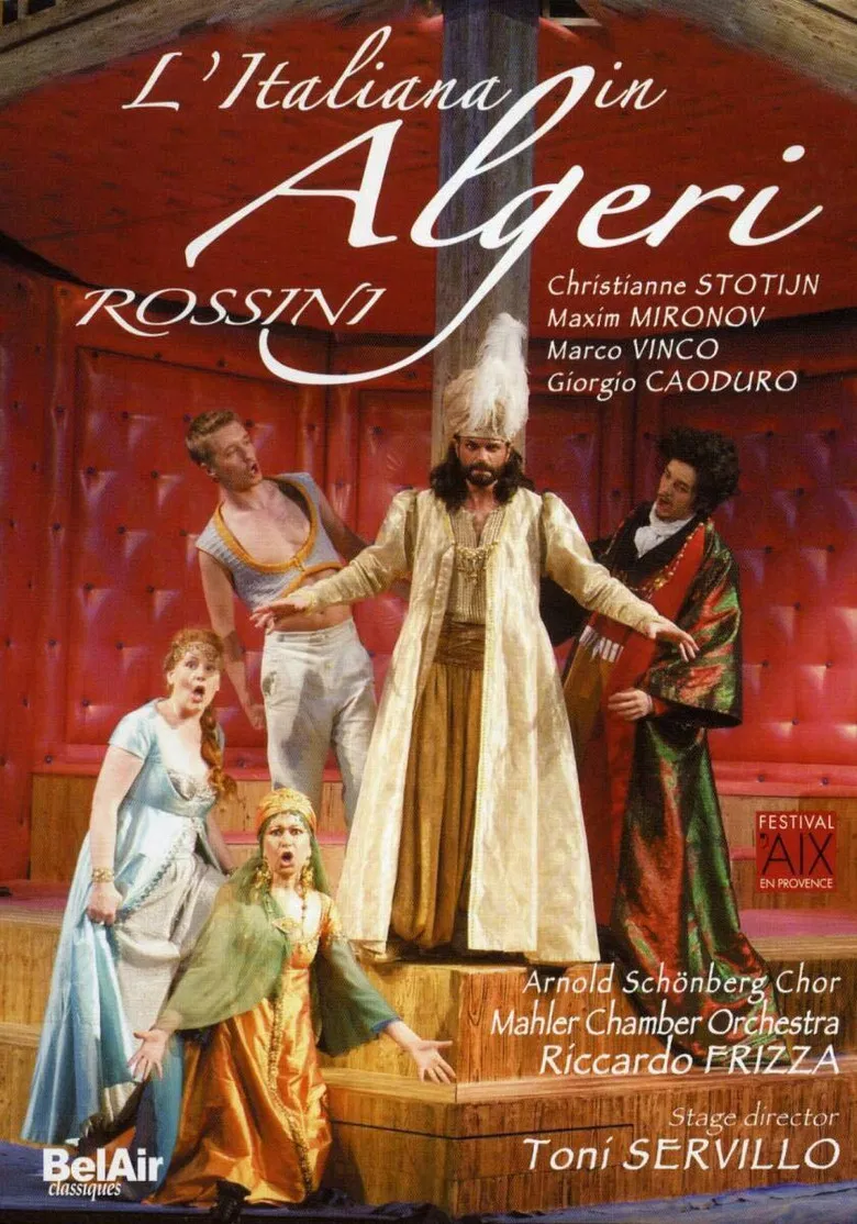 Rossini: L'Italiana in Algeri - Festival d'Aix-en-Provence poster background