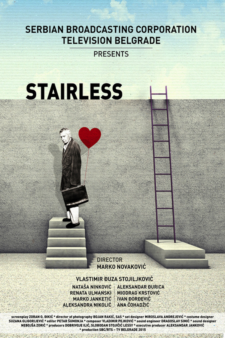 Stairless poster background