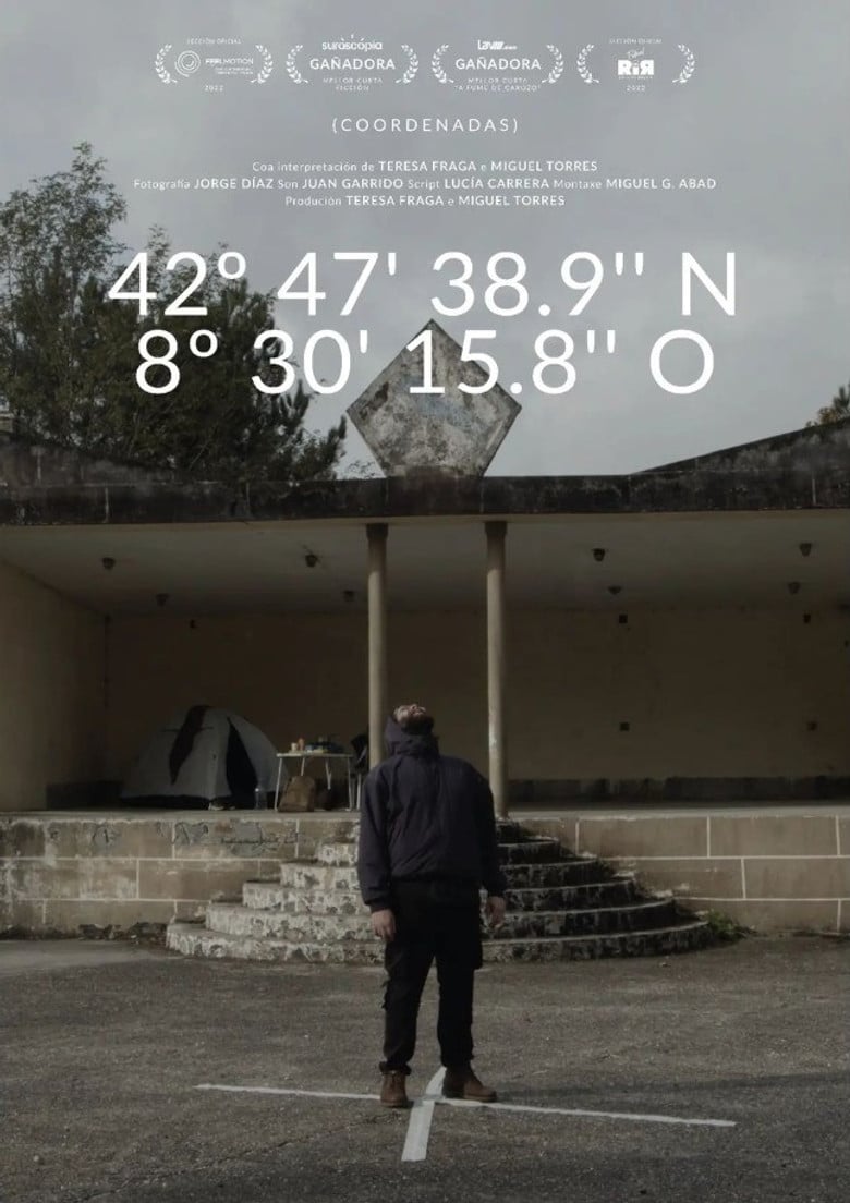 42º 47´38.9´´N 8º 30´15.8´´O (Coordenadas) poster background