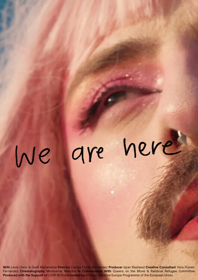 We Are Here poster background