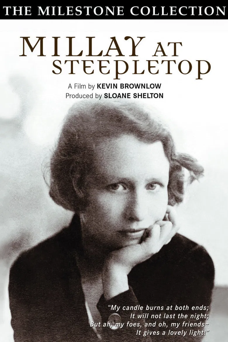 Millay at Steepletop poster background