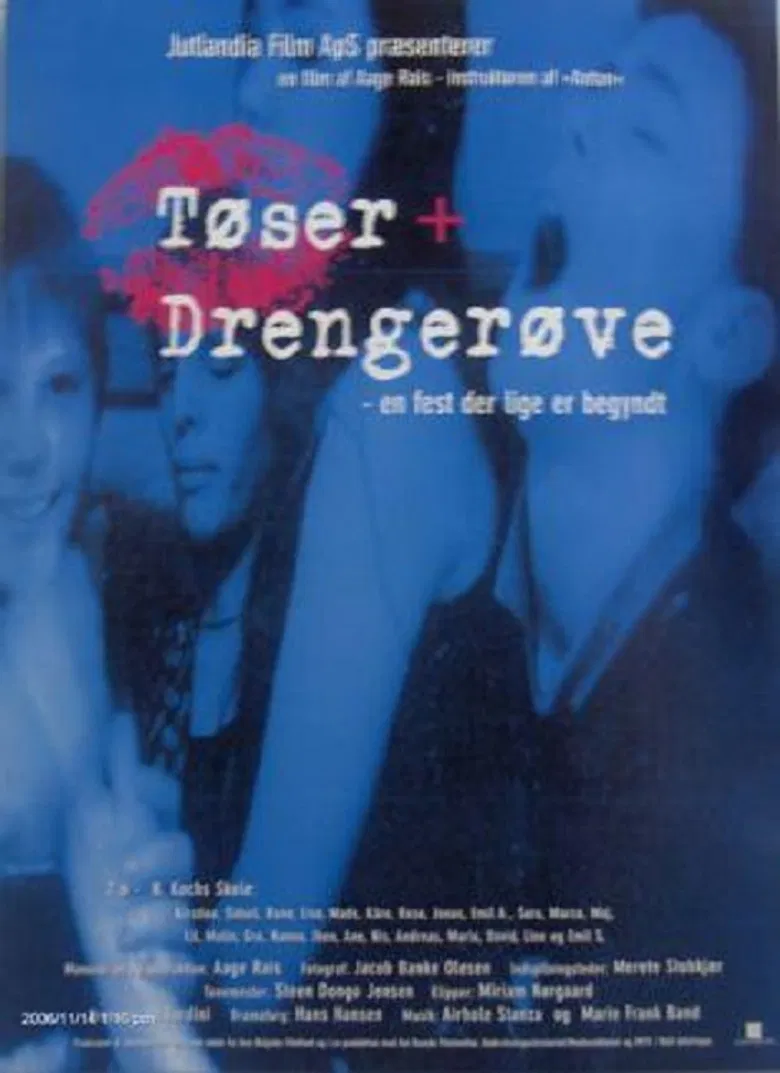 Tøser + Drengerøve poster background