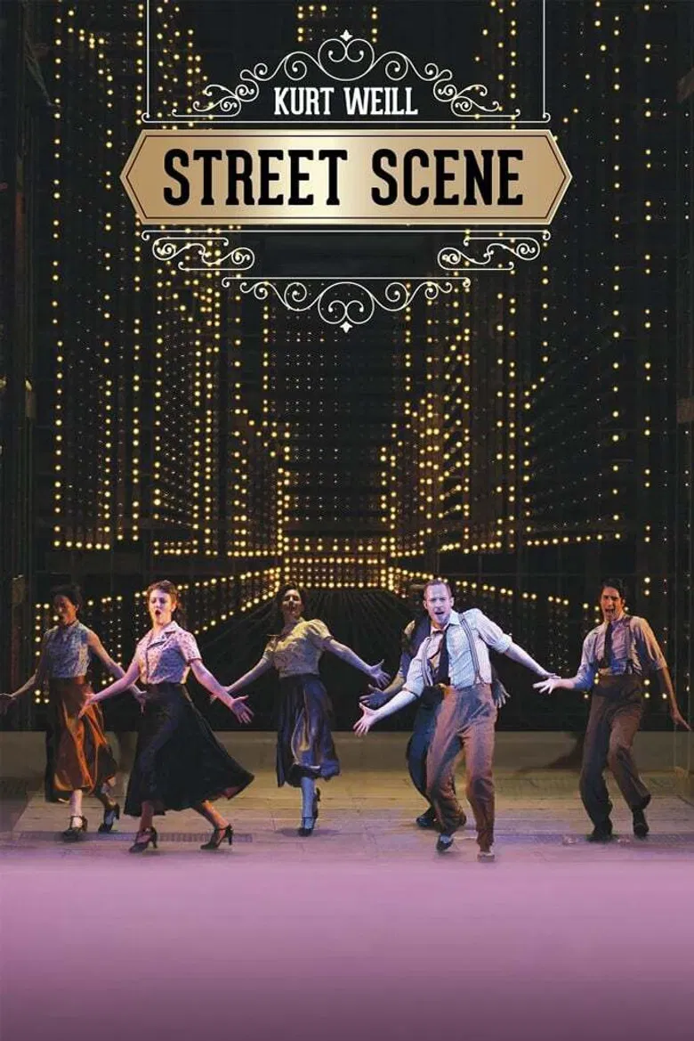 Kurt Weill: Street Scene poster background