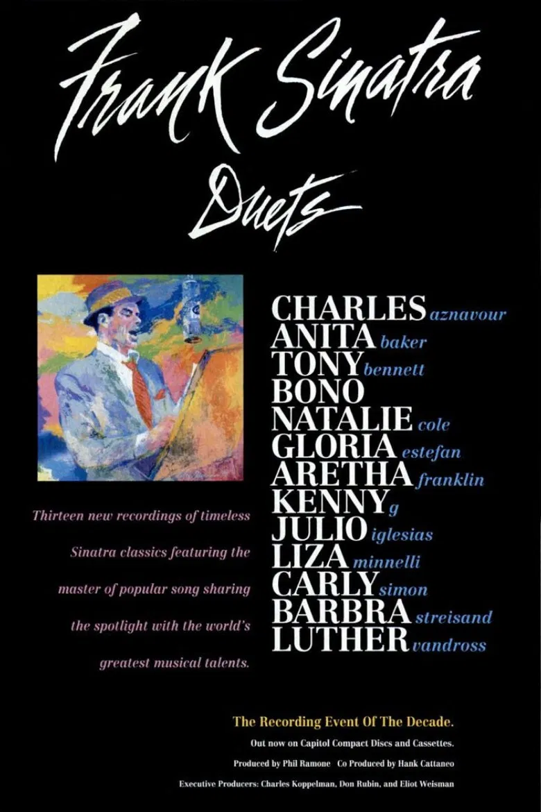 Sinatra Duets poster background
