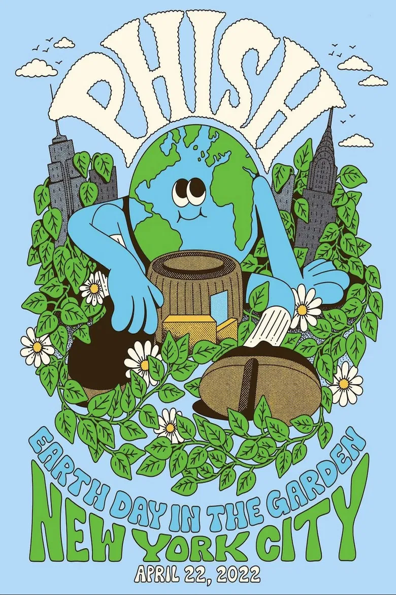 Phish 2022-04-22 Madison Square Garden, New York, NY poster background