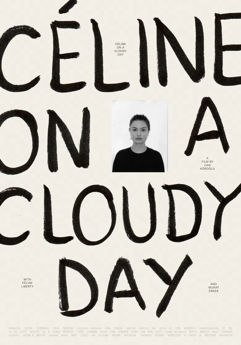 Céline on a Cloudy Day poster background