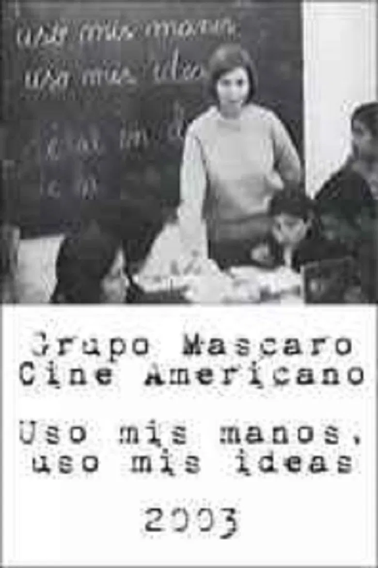 Uso mis manos. Uso mis ideas poster background