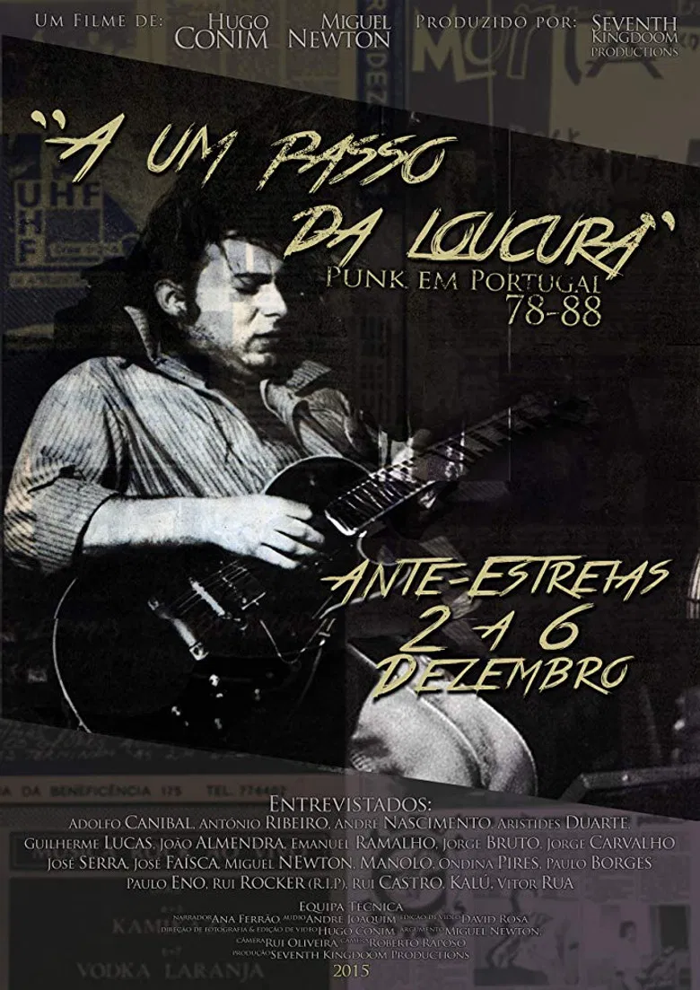 One Step from Insanity – The first wave poster background