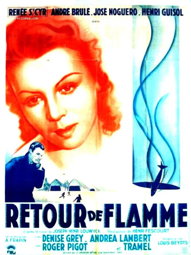 Retour de flamme poster background