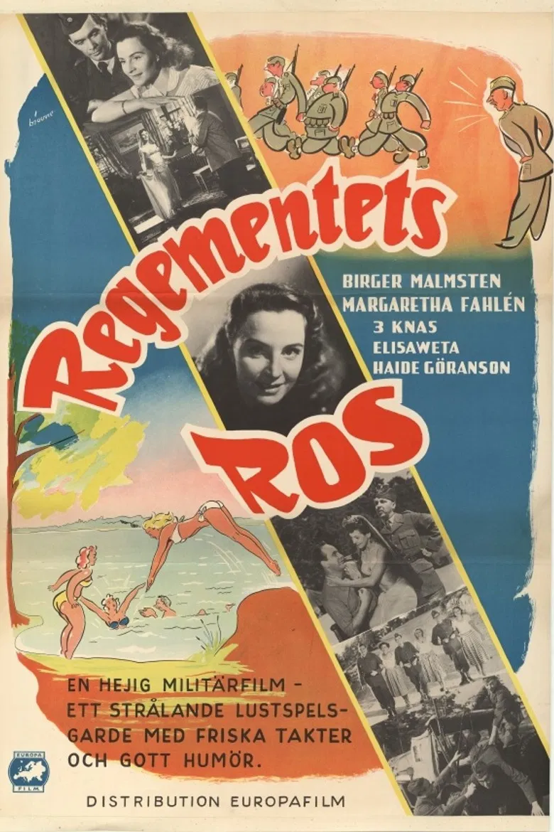 Regementets ros poster background