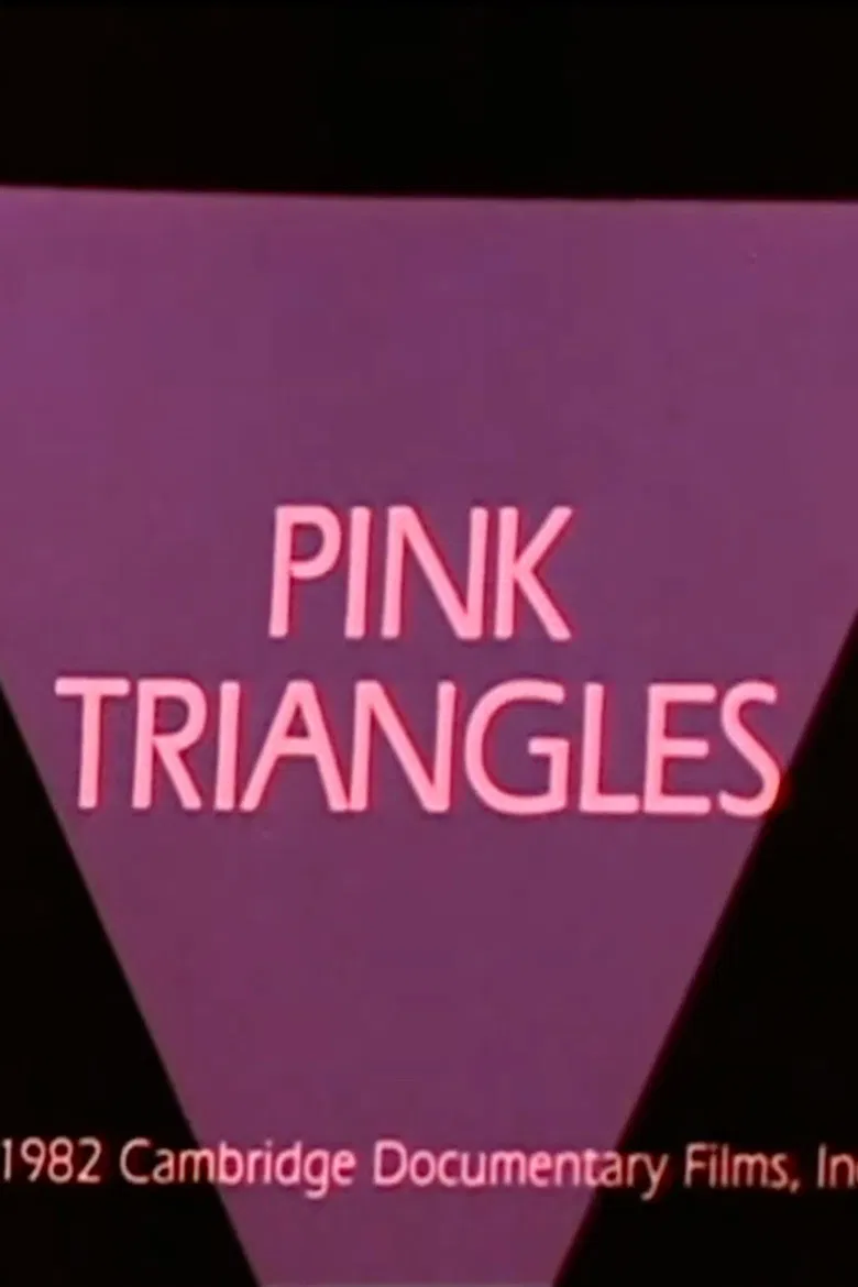 Pink Triangles poster background