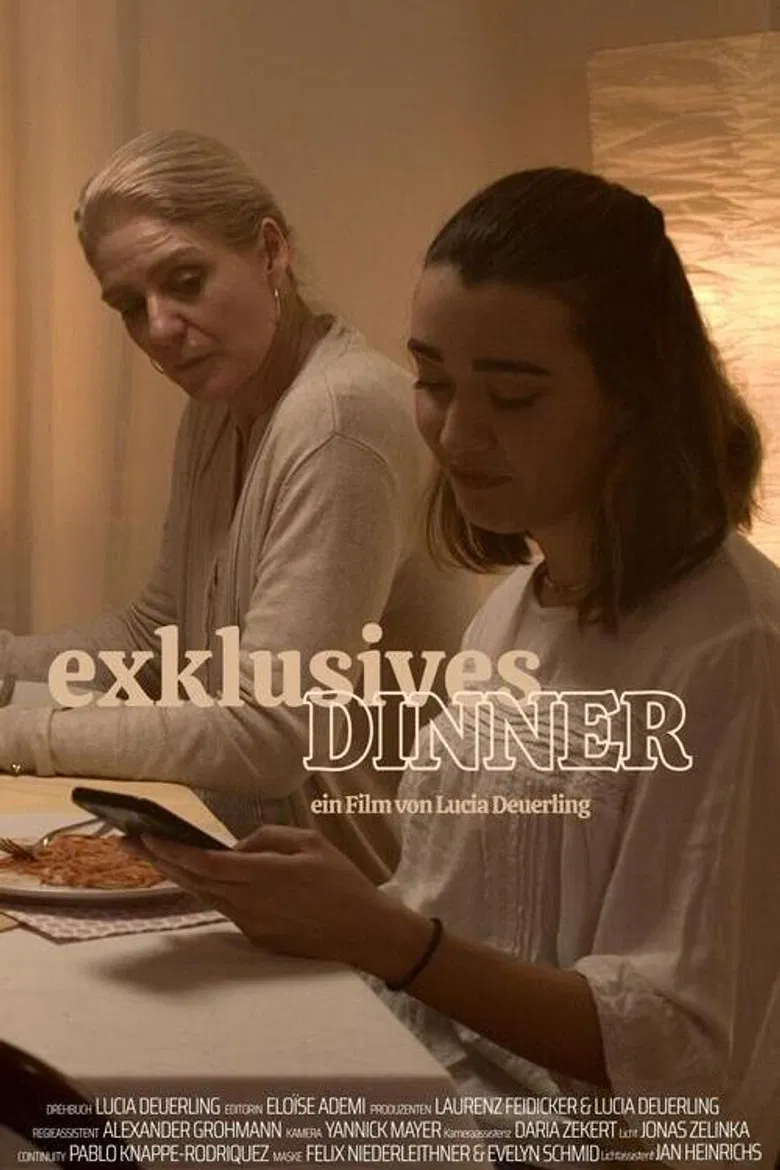 Exklusives Dinner poster background