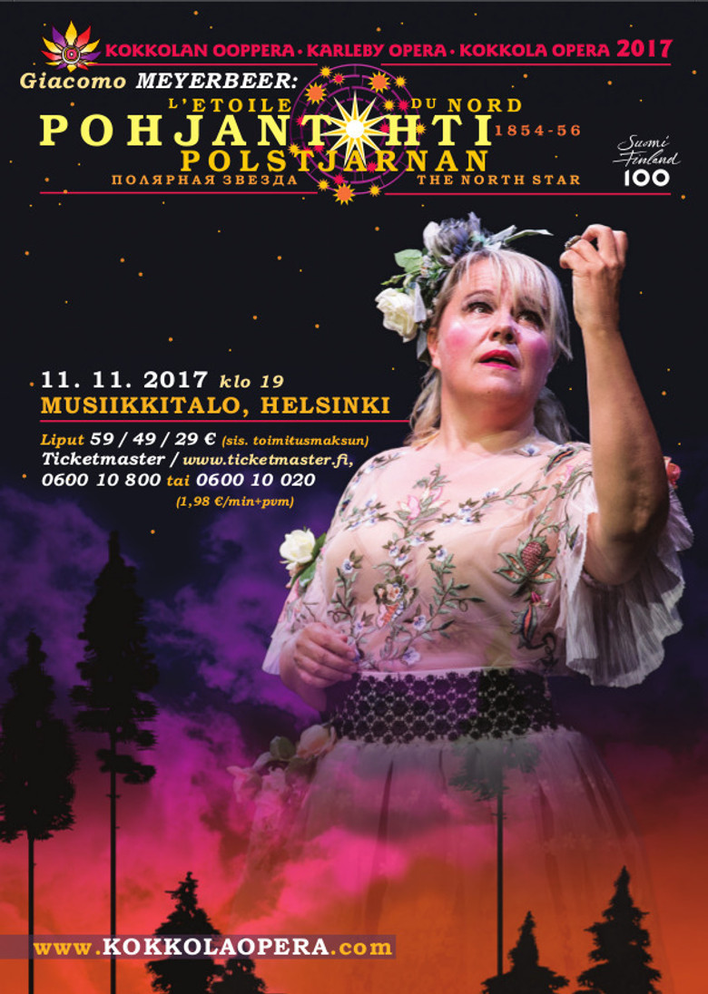 L'Etoile du Nord - Kokkola Opera poster background