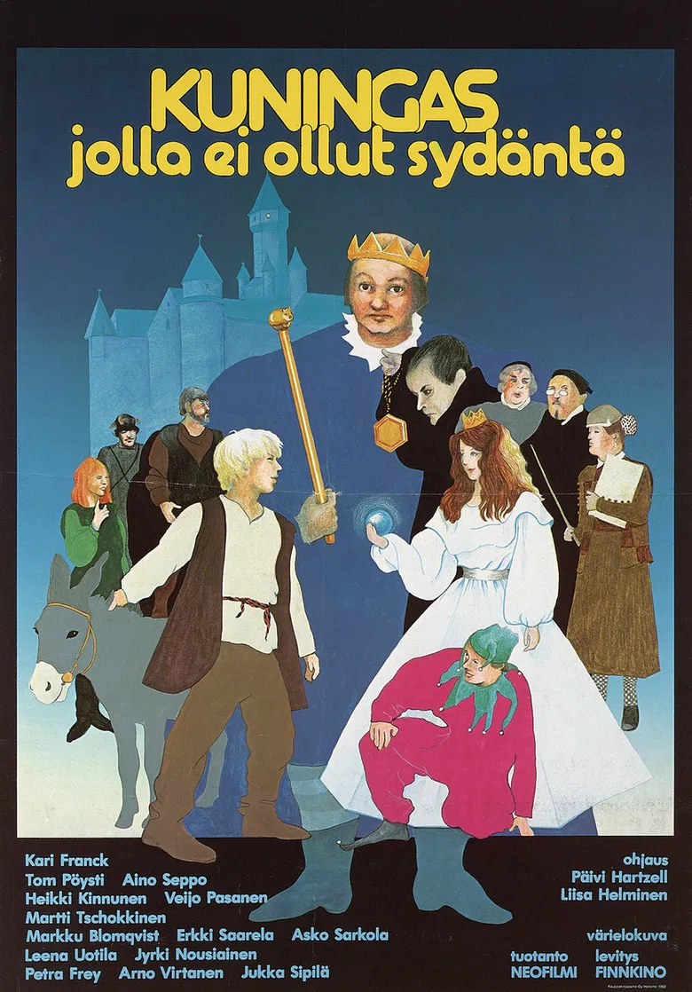 Kuningas jolla ei ollut sydäntä poster background