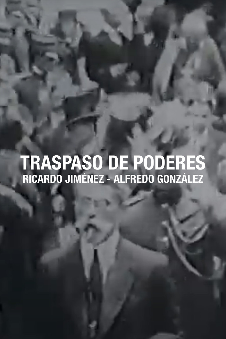 Traspaso de poderes Ricardo Jiménez - Alfredo González Flores poster background