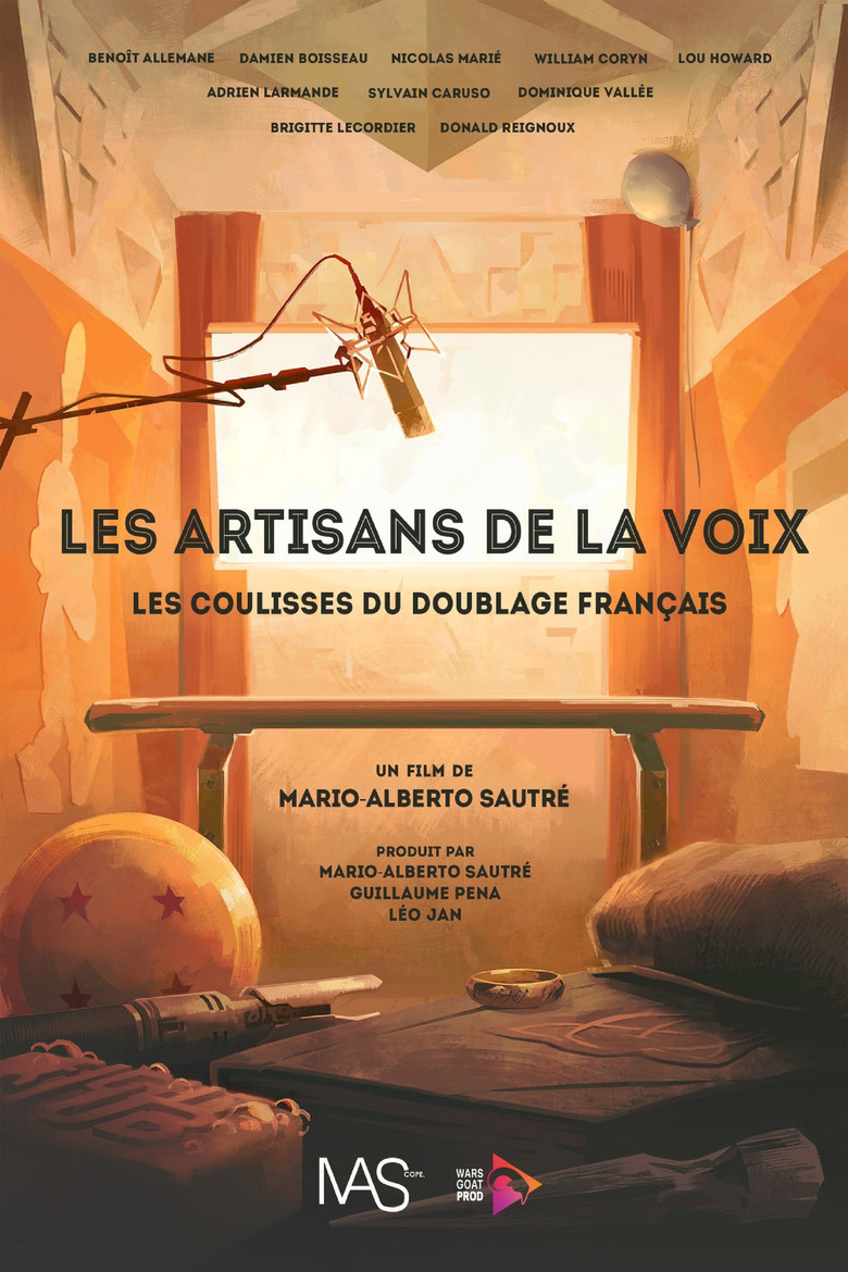 Les artisans de la voix : Les coulisses du doublage français poster background