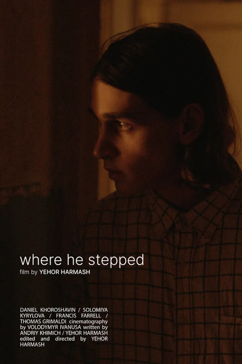 where he stepped poster background