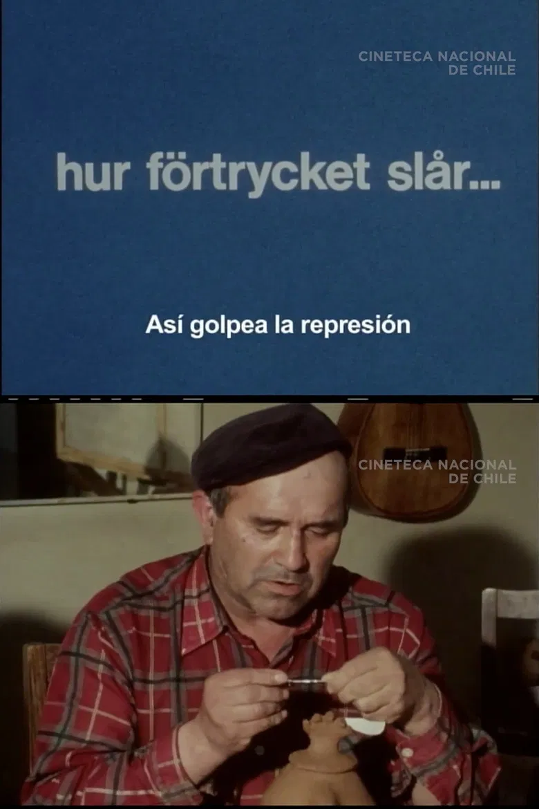 Así golpea la represión poster background