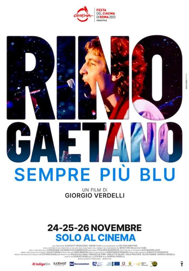 Rino Gaetano - Sempre più blu poster background