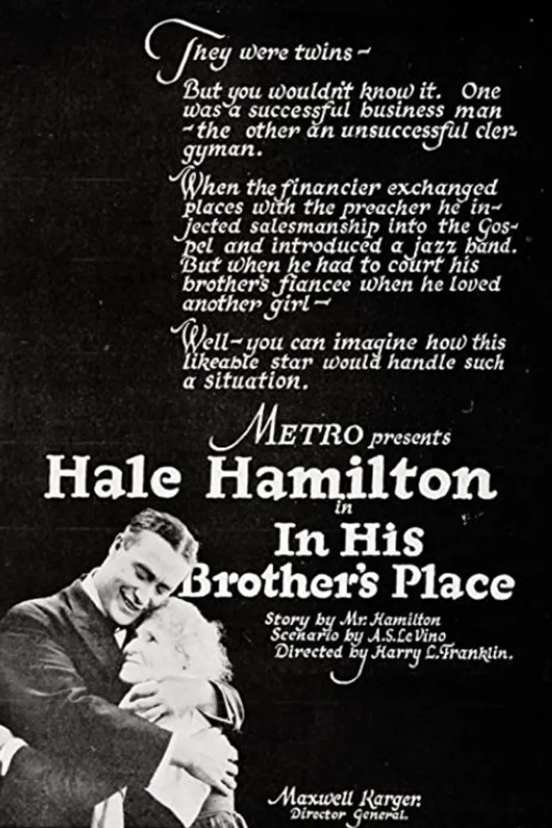In His Brother's Place poster background