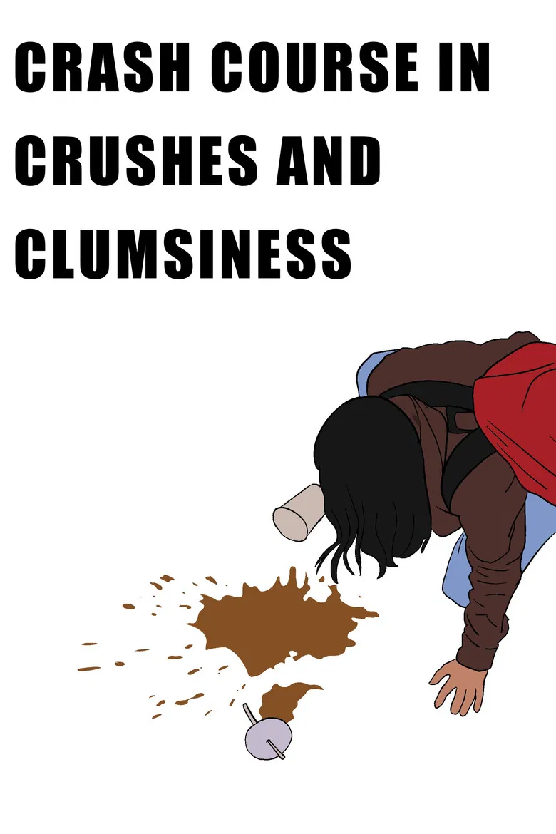Crash Course in Crushes and Clumsiness poster background