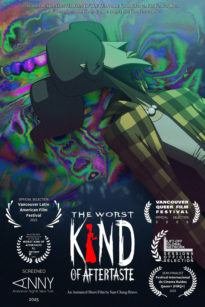 The Worst Kind of Aftertaste poster background