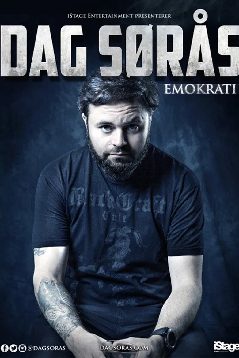 Dag Sørås - Emokrati poster background
