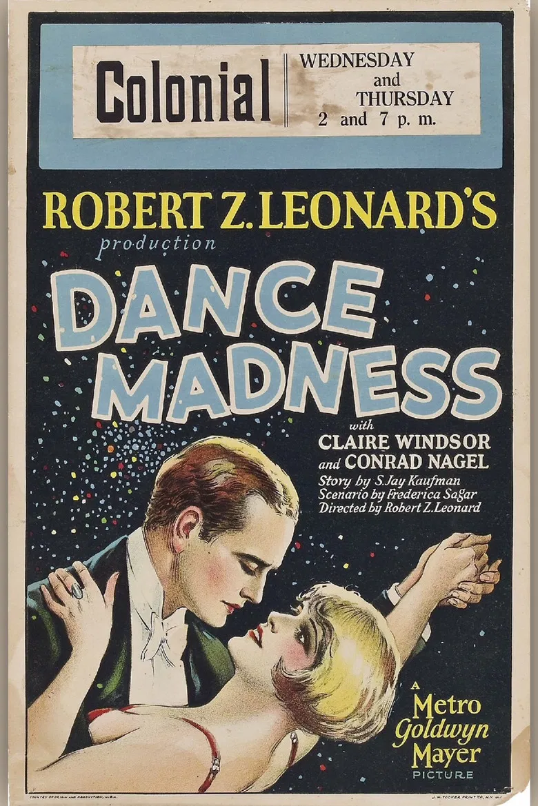 Dance Madness poster background