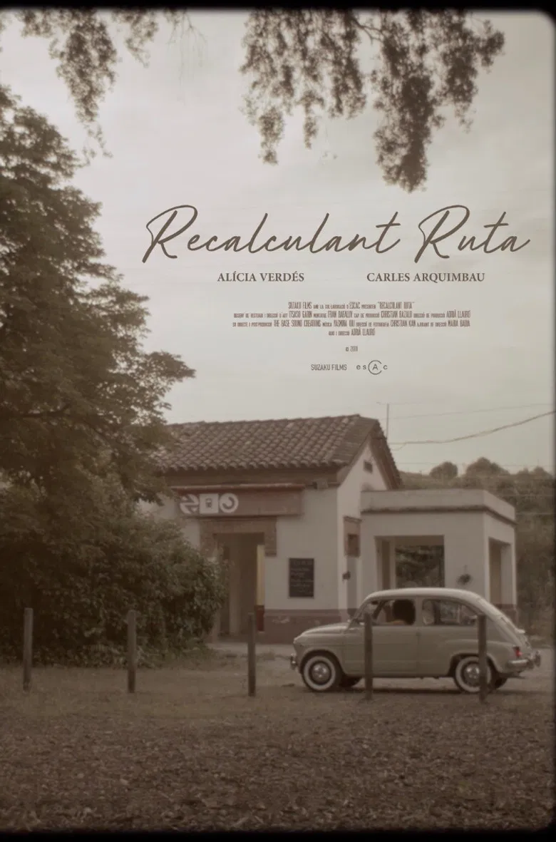 Recalculant ruta poster background