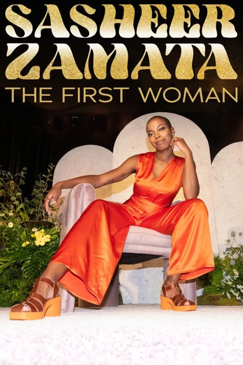 Sasheer Zamata - The First Woman poster background