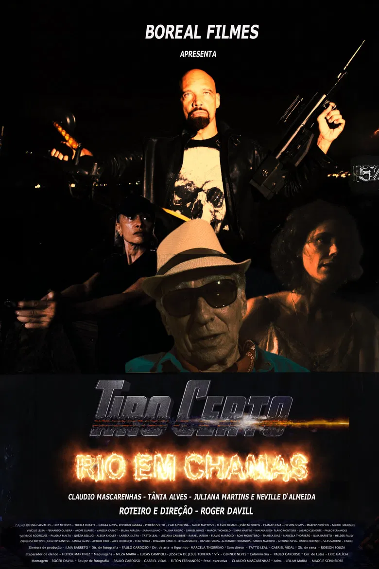 Tiro Certo - Rio em Chamas poster background