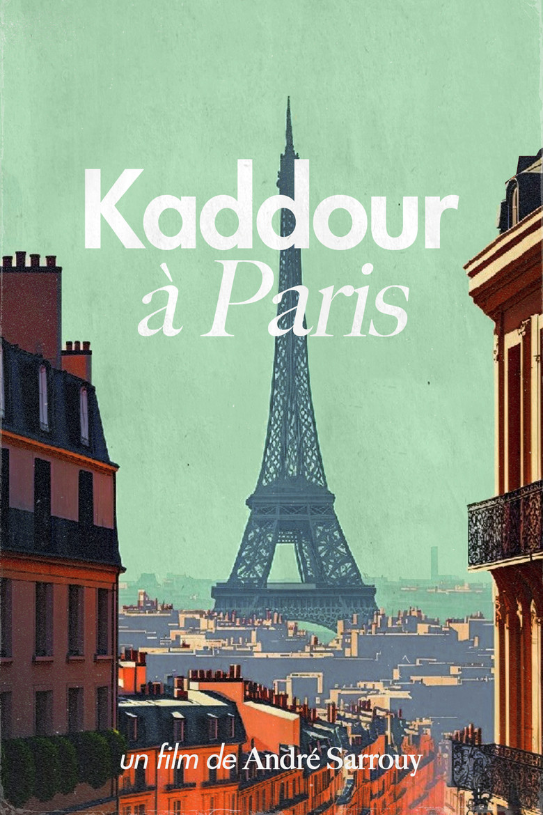 Kaddour à Paris poster background