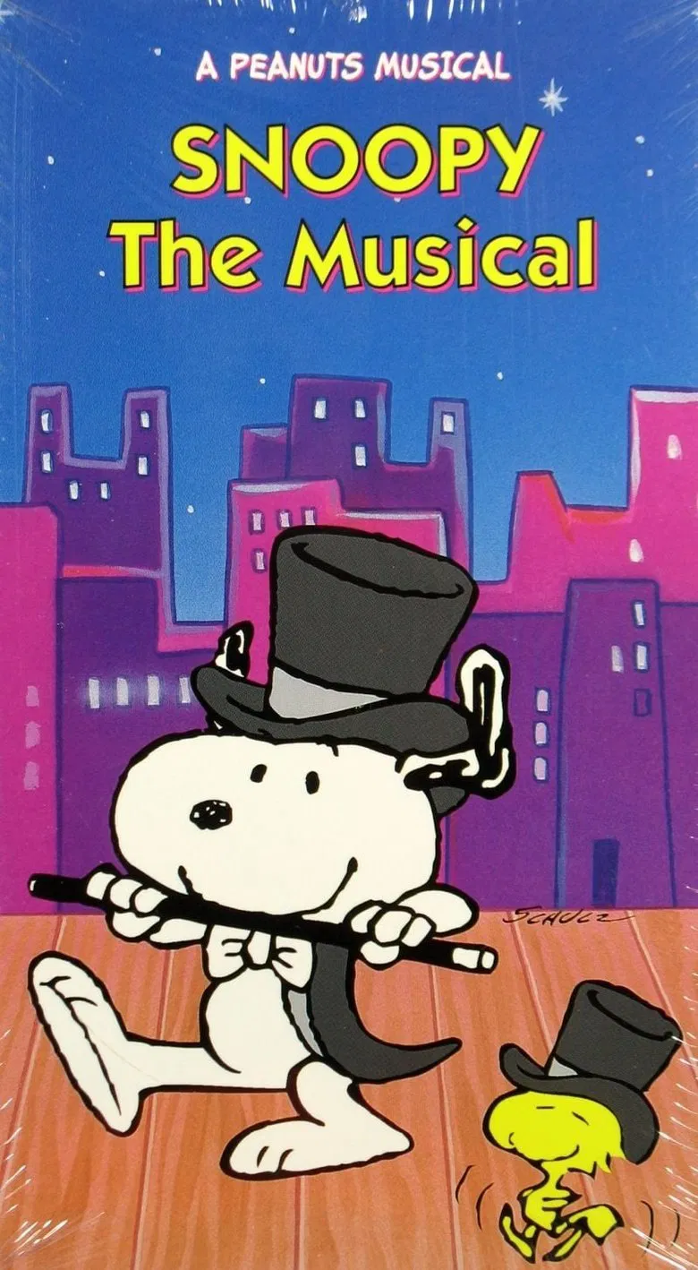 Snoopy: The Musical poster background