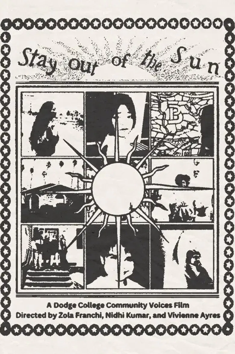 Stay Out of the Sun poster background