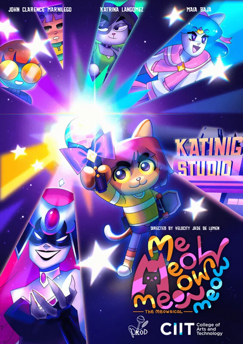 Meow Meow Meow Meow The Meowsical poster background