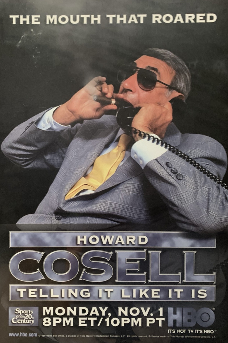 Howard Cosell: Telling It Like It Is poster background